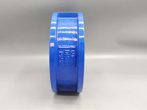 對(duì)夾式雙瓣止回閥DH77X側(cè)面