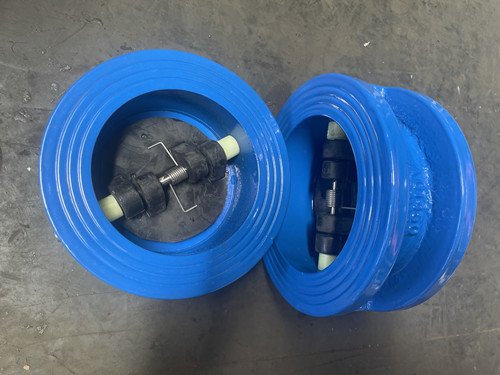 對(duì)夾式止回閥電鍍板HT200體EPDM座304軸