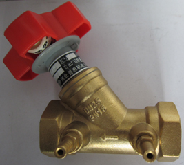 靜態(tài)平衡閥SPF45-DN25正面圖。