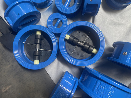 對夾式止回閥包膠板